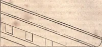 An illustration from The American house-carpenter; a treatise upon architecture, cornices and mouldings, framing, doors, windows, and stairs. Together with the most important principles of practical geometry (1852)