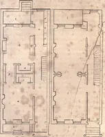 An illustration from The American house-carpenter; a treatise upon architecture, cornices and mouldings, framing, doors, windows, and stairs. Together with the most important principles of practical geometry (1852)