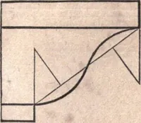 An illustration from The American house-carpenter; a treatise upon architecture, cornices and mouldings, framing, doors, windows, and stairs. Together with the most important principles of practical geometry (1852)