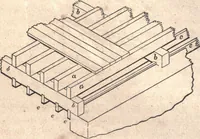 An illustration from The American house-carpenter; a treatise upon architecture, cornices and mouldings, framing, doors, windows, and stairs. Together with the most important principles of practical geometry (1852)