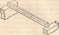 An illustration from The American house-carpenter; a treatise upon architecture, cornices and mouldings, framing, doors, windows, and stairs. Together with the most important principles of practical geometry (1852)