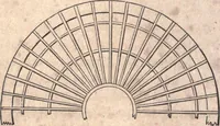 An illustration from The American house-carpenter; a treatise upon architecture, cornices and mouldings, framing, doors, windows, and stairs. Together with the most important principles of practical geometry (1852)