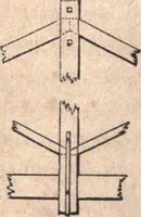 An illustration from The American house-carpenter; a treatise upon architecture, cornices and mouldings, framing, doors, windows, and stairs. Together with the most important principles of practical geometry (1852)