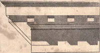 An illustration from The American house-carpenter; a treatise upon architecture, cornices and mouldings, framing, doors, windows, and stairs. Together with the most important principles of practical geometry (1852)