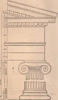 An illustration from The American house-carpenter; a treatise upon architecture, cornices and mouldings, framing, doors, windows, and stairs. Together with the most important principles of practical geometry (1852)