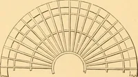 An illustration from The American house carpenter. A treatise on the art of building. Comprising styles of architecture, strength of materials, and the theory and practice of the construction of floors, framed girders, roof trusses, rolled-iron beams, tubular-iron girders, cast-iron girders, stairs, doors, windows, mouldings, and cornices; together with a compend of mathematics. A manual for the practical use of architects, carpenters, stair-builders, and others (1880)