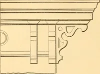 Picture 182 of 325 from The American house carpenter. A treatise on the art of building. Comprising styles of architecture, strength of materials, and the theory and practice of the construction of floors, framed girders, roof trusses, rolled-iron beams, tubular-iron girders, cast-iron girders, stairs, doors, windows, mouldings, and cornices; together with a compend of mathematics. A manual for the practical use of architects, carpenters, stair-builders, and others (1880), leaf 381