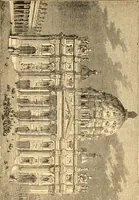 An illustration from The American house carpenter. A treatise on the art of building. Comprising styles of architecture, strength of materials, and the theory and practice of the construction of floors, framed girders, roof trusses, rolled-iron beams, tubular-iron girders, cast-iron girders, stairs, doors, windows, mouldings, and cornices; together with a compend of mathematics. A manual for the practical use of architects, carpenters, stair-builders, and others (1880)