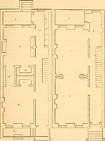 An illustration from The American house carpenter: a treatise upon architecture, cornices and mouldings, framing, doors, windows and stairs. Together with the most important principles of practical geometry (1852)