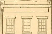 An illustration from The American house carpenter: a treatise upon architecture, cornices and mouldings, framing, doors, windows and stairs. Together with the most important principles of practical geometry (1852)