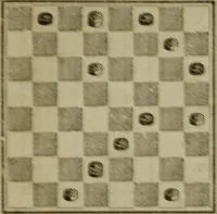 An illustration from The American Hoyle, or, Gentleman's hand-book of games: containing all the games played in the United States, with rules, descriptions, and technicalities, adapted to the American methods of playing (1864)