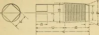 Picture 33 of 328 from American machinists' handbook and dictionary of shop terms : a reference book of machine shop and drawing room data, methods and definitions (1914), leaf 102