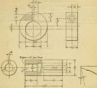 Picture 91 of 328 from American machinists' handbook and dictionary of shop terms : a reference book of machine shop and drawing room data, methods and definitions (1914), leaf 276