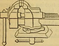 An illustration from American machinists' handbook and dictionary of shop terms : a reference book of machine shop and drawing room data, methods and definitions (1914)