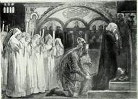 An illustration from American mural painting : a study of the important decorations by distinguished artists in the United States (1902)