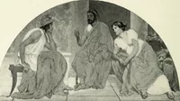 An illustration from American mural painting : a study of the important decorations by distinguished artists in the United States (1902)