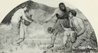 An illustration from American mural painting : a study of the important decorations by distinguished artists in the United States (1902)