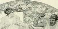 An illustration from American mural painting : a study of the important decorations by distinguished artists in the United States (1902)