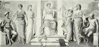 An illustration from American mural painting : a study of the important decorations by distinguished artists in the United States (1902)