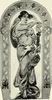 An illustration from American mural painting : a study of the important decorations by distinguished artists in the United States (1902)