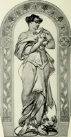An illustration from American mural painting : a study of the important decorations by distinguished artists in the United States (1902)