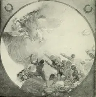 An illustration from American mural painting : a study of the important decorations by distinguished artists in the United States (1902)