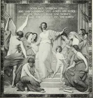 An illustration from American mural painting : a study of the important decorations by distinguished artists in the United States (1902)