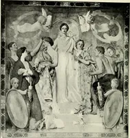 An illustration from American mural painting : a study of the important decorations by distinguished artists in the United States (1902)