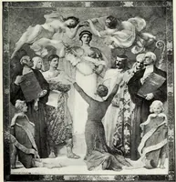 An illustration from American mural painting : a study of the important decorations by distinguished artists in the United States (1902)