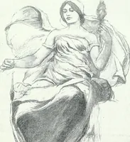 An illustration from American mural painting : a study of the important decorations by distinguished artists in the United States (1902)