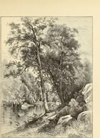 An illustration from American painters : with one hundred and four examples of their work engraved on wood (1881)