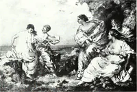 An illustration from American pictures and their painters (1921)