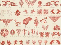 An illustration from American specimen book of type styles : complete catalogue of printing machinery and printing supplies, 1912 (1912)