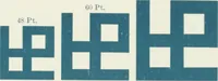 An illustration from American specimen book of type styles : complete catalogue of printing machinery and printing supplies, 1912 (1912)