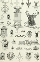 An illustration from American specimen book of type styles : complete catalogue of printing machinery and printing supplies, 1912 (1912)