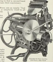 An illustration from American specimen book of type styles : complete catalogue of printing machinery and printing supplies, 1912 (1912)