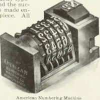 An illustration from American specimen book of type styles : complete catalogue of printing machinery and printing supplies, 1912 (1912)