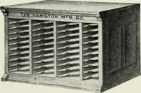 An illustration from American specimen book of type styles : complete catalogue of printing machinery and printing supplies, 1912 (1912)