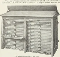 An illustration from American specimen book of type styles : complete catalogue of printing machinery and printing supplies, 1912 (1912)