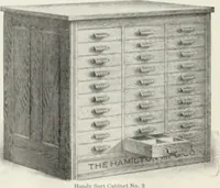 An illustration from American specimen book of type styles : complete catalogue of printing machinery and printing supplies, 1912 (1912)