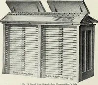 An illustration from American specimen book of type styles : complete catalogue of printing machinery and printing supplies, 1912 (1912)