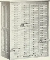 An illustration from American specimen book of type styles : complete catalogue of printing machinery and printing supplies, 1912 (1912)