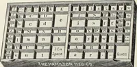 An illustration from American specimen book of type styles : complete catalogue of printing machinery and printing supplies, 1912 (1912)