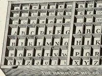 An illustration from American specimen book of type styles : complete catalogue of printing machinery and printing supplies, 1912 (1912)
