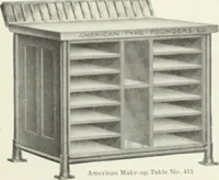 An illustration from American specimen book of type styles : complete catalogue of printing machinery and printing supplies, 1912 (1912)