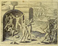 Picture 4 of 4 from America pars VII. : Vera et iucunda descriptio praeciparum quarundam Indiae Occidentalis regionem & insularum, quae quidem nullis ante haec, tempora visae cognitaeque, (1625), leaf 26