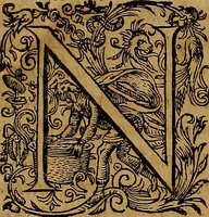 An illustration from Americæ nona & postrema pars : qua de ratione elementorum, de novi orbis natvra, de hvivs incolarvm svperstitiosis cultibus : deq; forma politiæ ac reipubl. ipsorum copiosè pertractatur : catalogo regnum Mexicanorum omnium, à primo vsq; ad vltimum Monteçuman II. additio ... : his accessit designatio illivs navigationis, quam 5. naves Hollandicae anno 1598. per fretum Magellanum in Moluccanas insulas tentarunt : quomodo nimirum oborta tempestate Capitaeus Sebalt de Weert à cæteris nauibus dispulsus, postquam plurimis mensibus in freto infinitis aerumnis miserè iactatus fuisset, tandem infectare post biennum an. 1600. domum reuersus sit : addita est tertio navigatio recens, quam 4. navium praefectus Olevier à Noort proximè suscepit ... : omnia è Germanico Latinitate donata, & insuper elegantissimis figuris æneis coornata editaq; sumptibus Theodori de Bry p.m. Viduæ & binorum filiorum (1602)