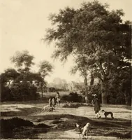 An illustration from Catalogue de tableaux anciens et modernes, pastels, objets d'art et d'ameublement, porcelaines & faïences, composant la collection de M. X ... [Lallemand et Lecocq Dumesnil] : et dont la vente aura lieu à Paris, Galerie Georges Petit ... le mercredi 2 mai 1894 ... : commissaire-priseur Me Paul Chevallier ..., experts: M. E. Féral, peintre ..., M. Georges Petit ..., M. Ch. Mannheim .. (1894)