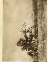 An illustration from Catalogue de tableaux anciens et modernes, pastels, objets d'art et d'ameublement, porcelaines & faïences, composant la collection de M. X ... [Lallemand et Lecocq Dumesnil] : et dont la vente aura lieu à Paris, Galerie Georges Petit ... le mercredi 2 mai 1894 ... : commissaire-priseur Me Paul Chevallier ..., experts: M. E. Féral, peintre ..., M. Georges Petit ..., M. Ch. Mannheim .. (1894)