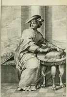 An illustration from Documenti d'amore (1640)